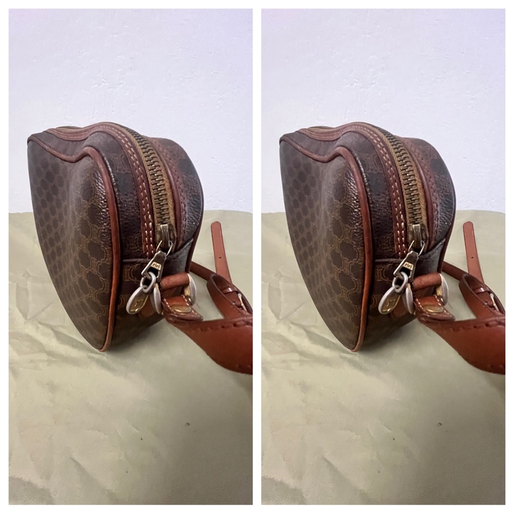 Authentic Celine Macadam Brown Monogram Cross Bod… - image 3